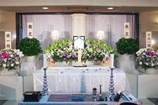 生花祭壇の例１